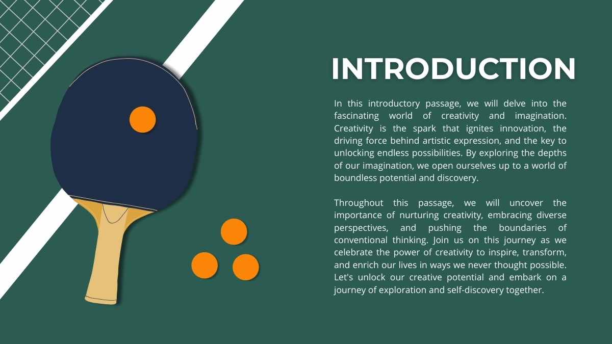 Red Minimal Table Tennis Course - slide 4