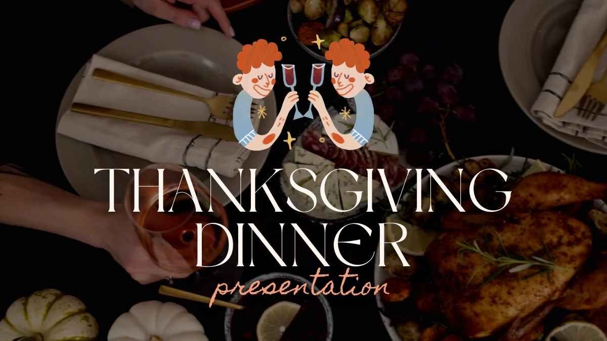 Minimal Thanksgiving Dinner Presentation - slide 0