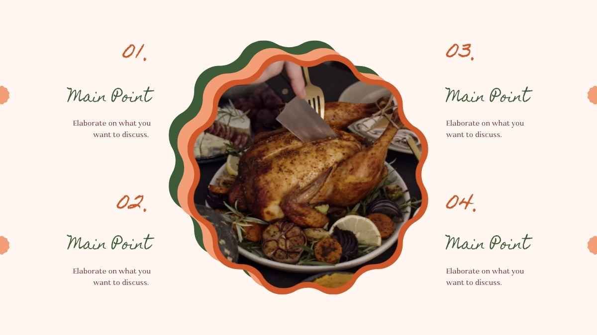 Minimal Thanksgiving Dinner Presentation - slide 9