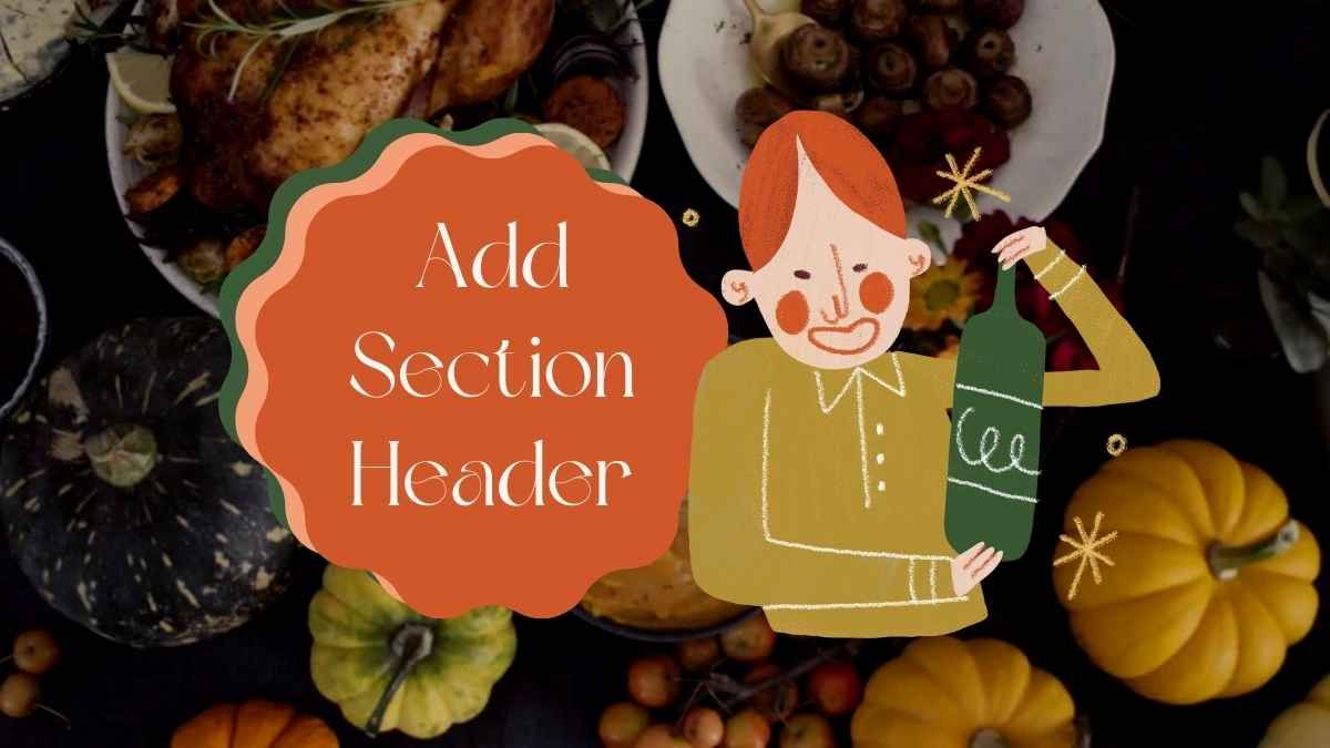 Minimal Thanksgiving Dinner Presentation - slide 3