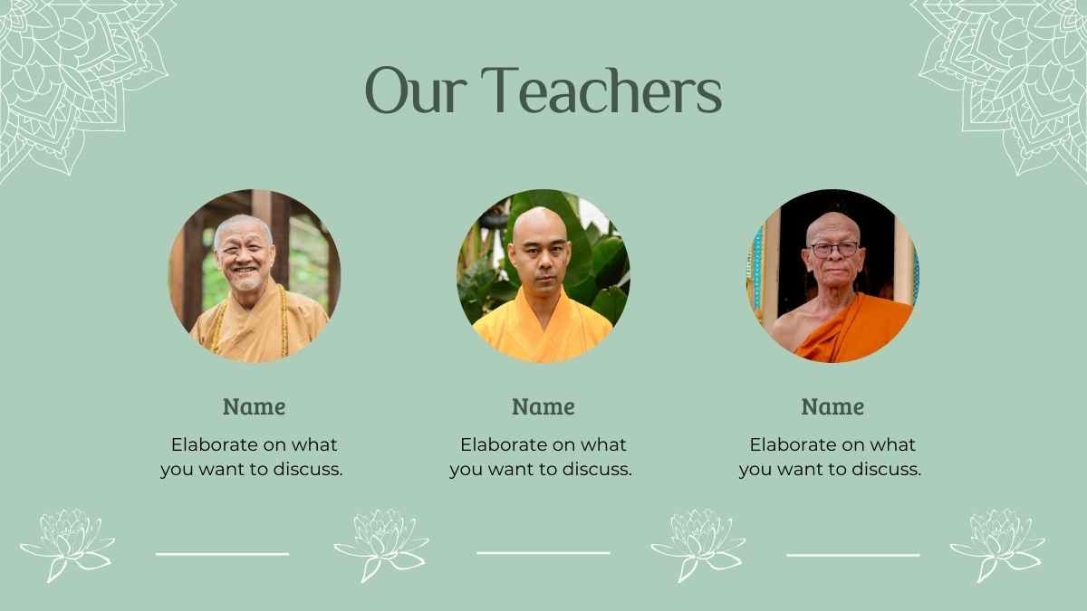 Minimal Traditions of Buddhism - slide 10