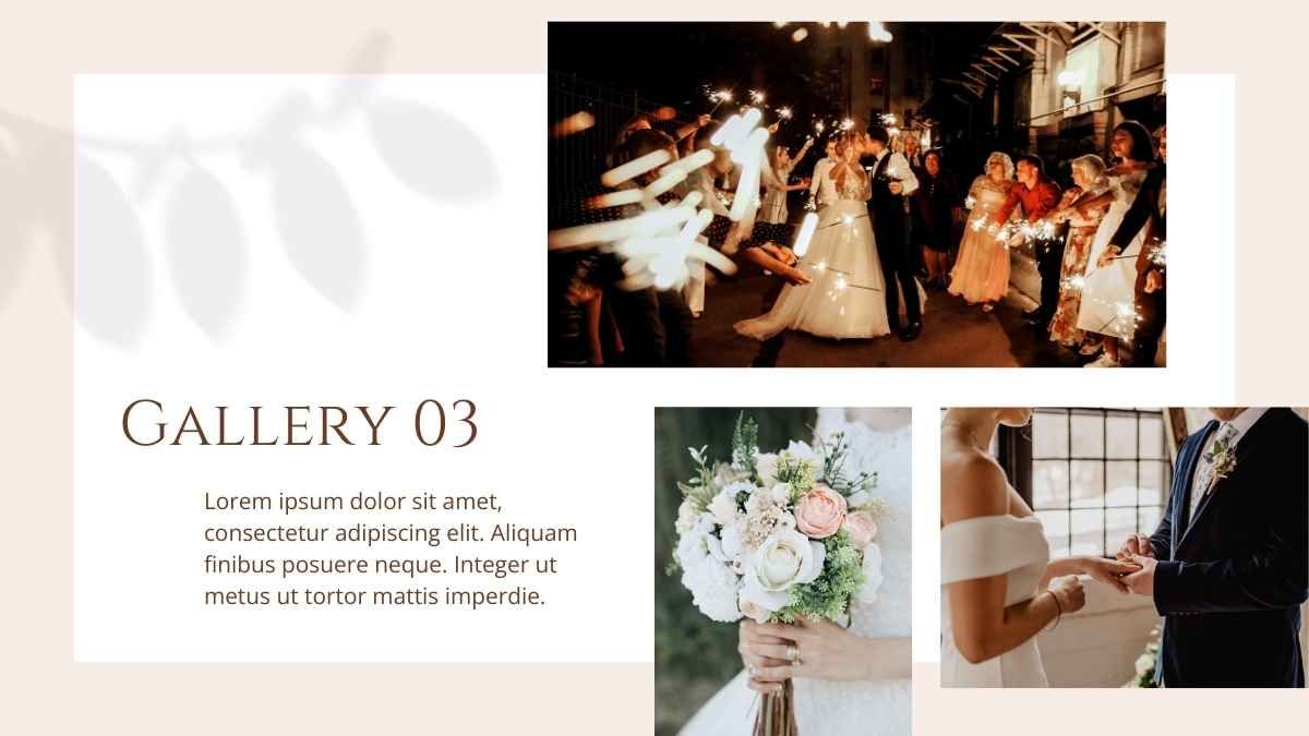 Libro de memoria digital de boda minimalista - diapositiva 7