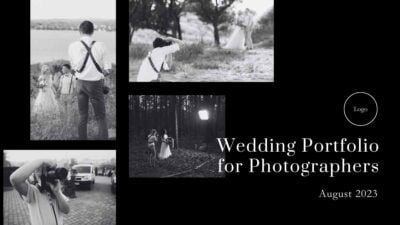 Portfólio de casamento minimalista para fotógrafos