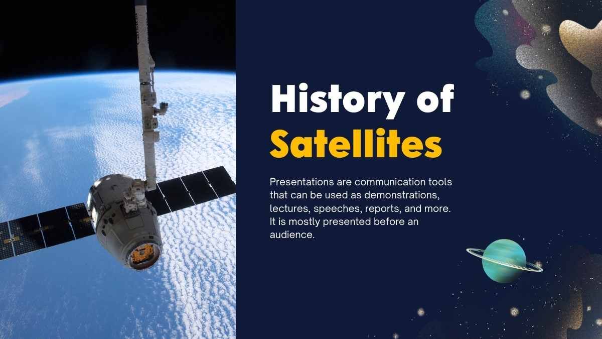 Mínimo ¿Qué es un satélite? - diapositiva 13