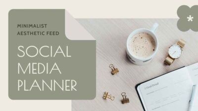 Minimalist Aesthetic Feed – Social Media Planner