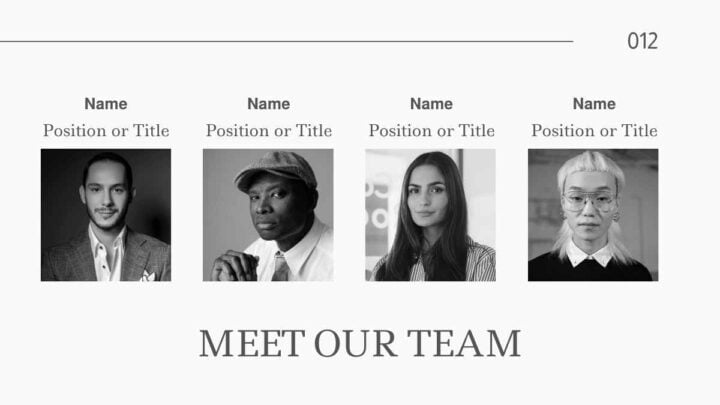 Minimalist Grayscale Pitch Deck. Free PPT & Google Slides Template ...