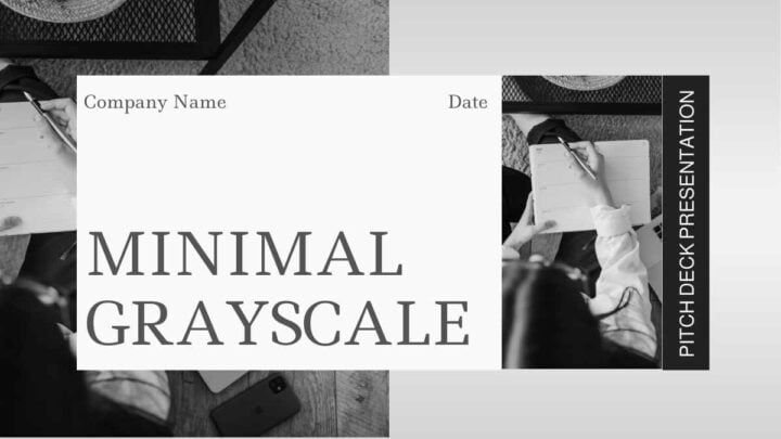Minimalist Grayscale Pitch Deck. Free PPT & Google Slides Template ...