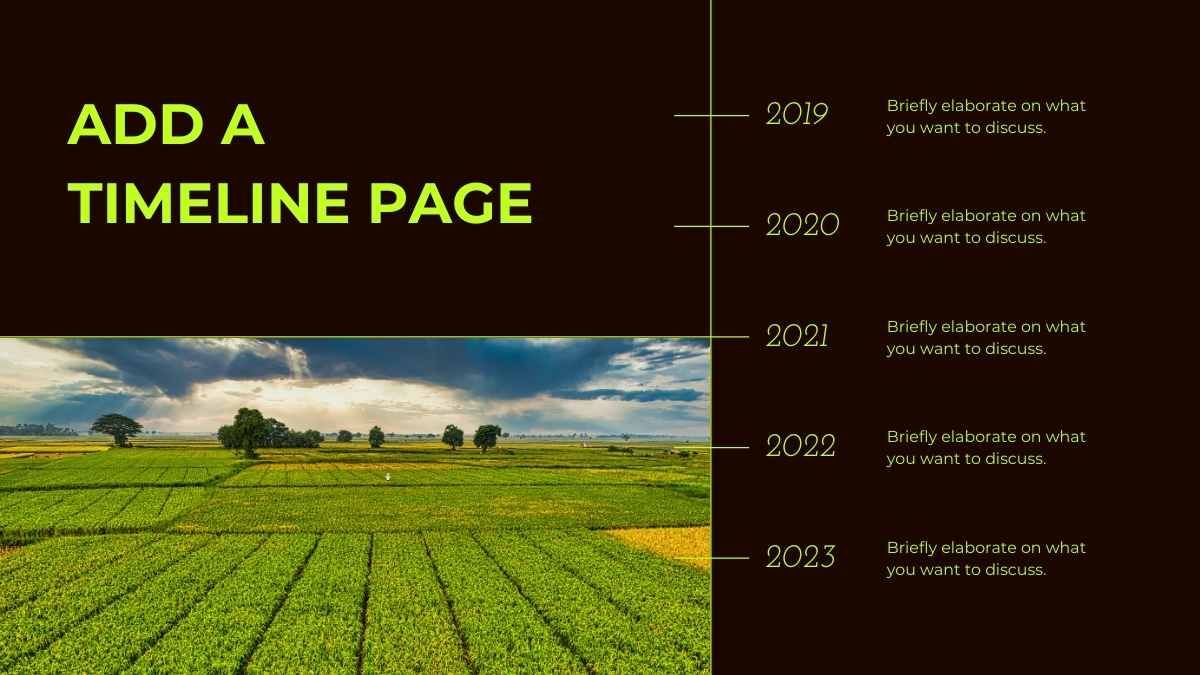 미니멀한 농업 식품 산업 회사 프로필 - slide 6