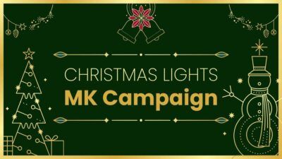 Minimalistic Christmas Lights MK Campaign