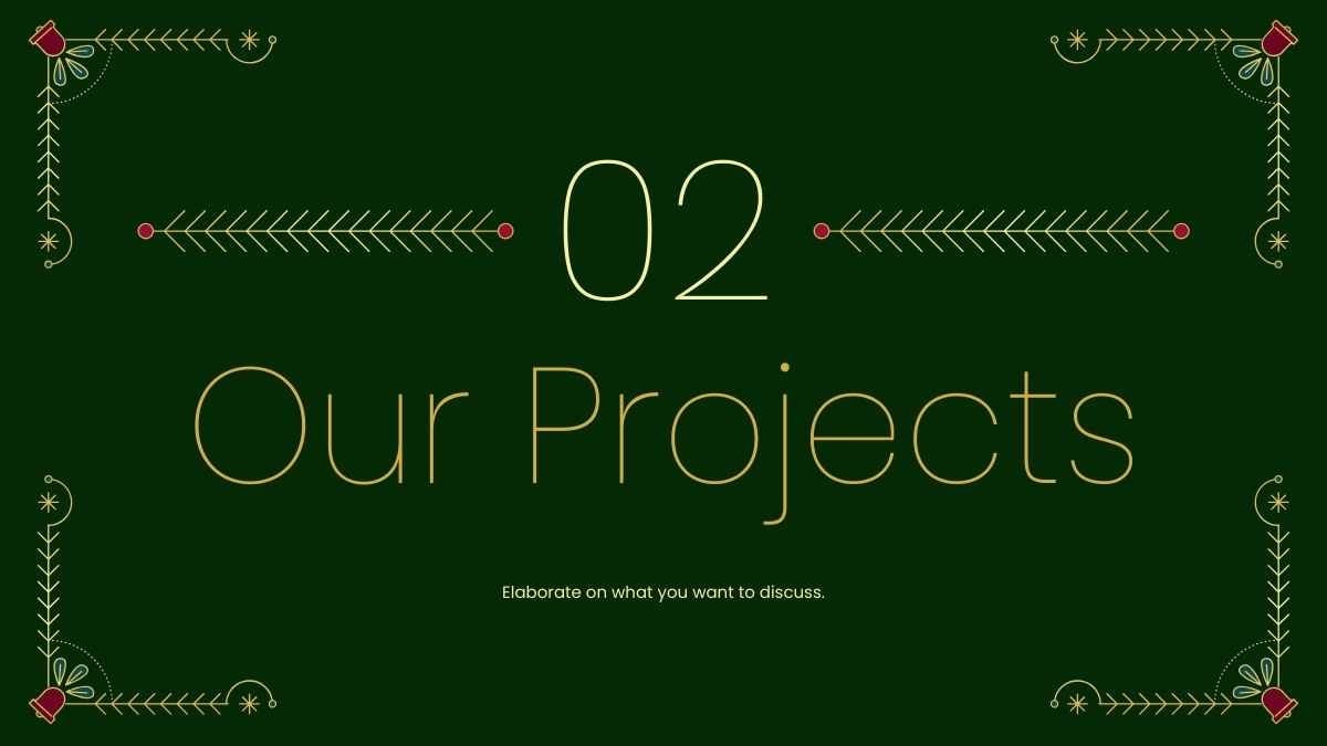 Minimalistic Christmas Lights Marketing Campaign Slides - slide 9