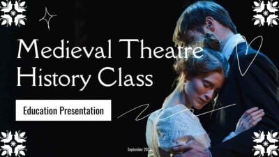 Minimalistic Medieval Theatre History Class