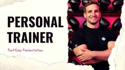 Cool Minimalistic Personal Trainer Portfolio