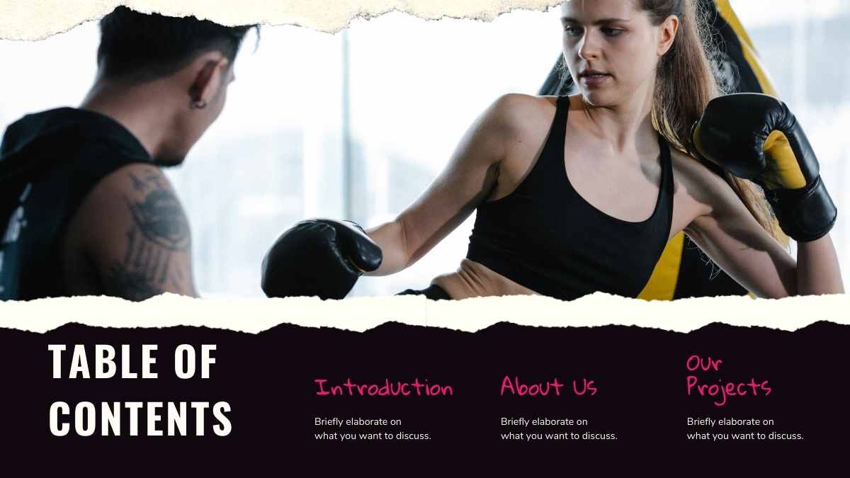 Cool Minimalistic Personal Trainer Portfolio Slides - slide 3