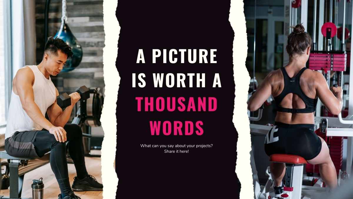Cool Minimalistic Personal Trainer Portfolio Slides - slide 7