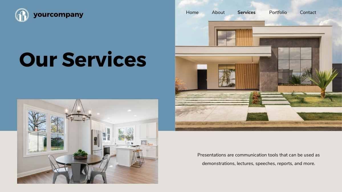 Minimalistic Real Estate Open House Website Design - slide 5