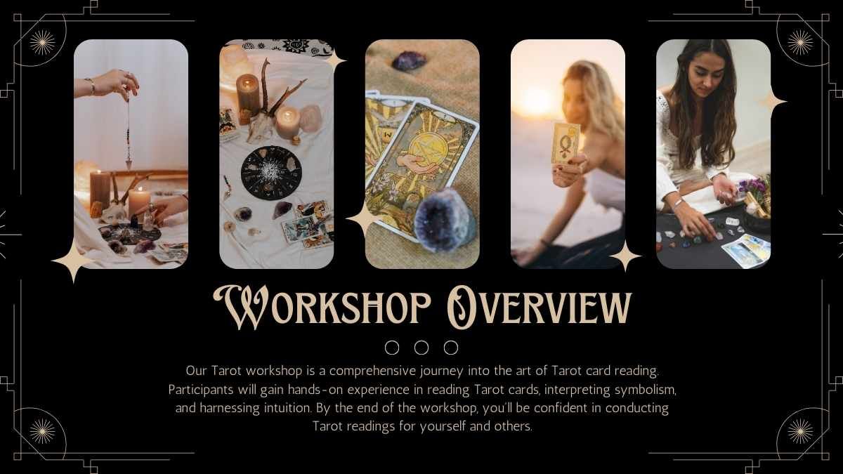 Minimalistic Spiritual Tarot Workshop - slide 5