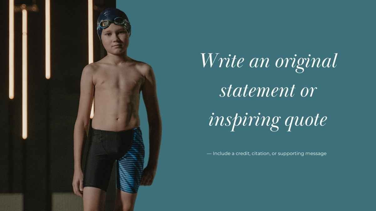 Minimalistic Swimming Lesson Sports Slides - slide 10