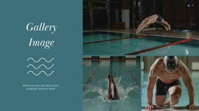 Minimalistic Swimming Lesson Sports. Free Presentation Template ...