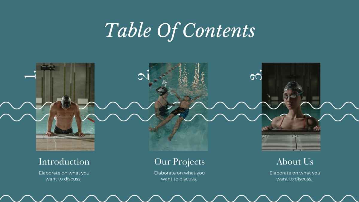 Minimalistic Swimming Lesson Sports Slides - slide 3