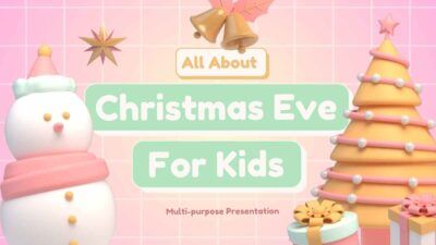 Slides Carnival Google Slides and PowerPoint Template Modern 3D All About Christmas Eve for Kids 1
