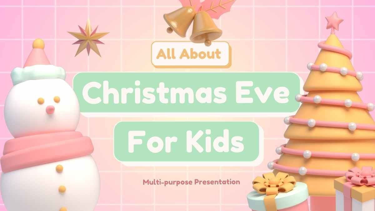 Modern 3D All About Christmas Eve for Kids - slide 0