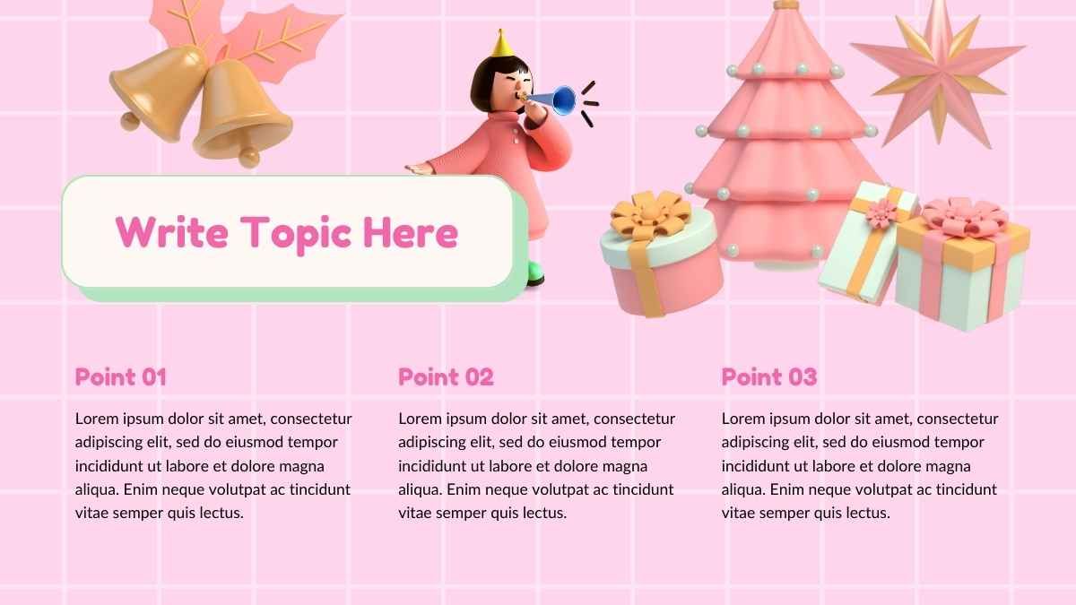 Moderno 3D Todo sobre la víspera de Navidad para niños - diapositiva 8