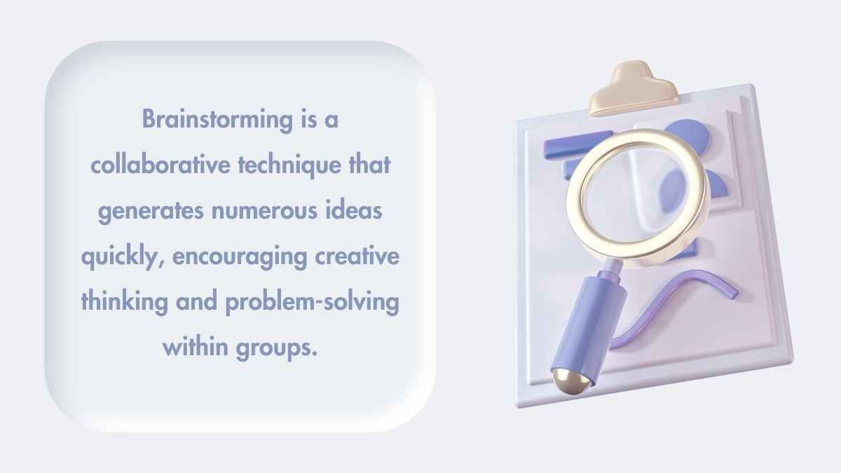 Estas plantillas de presentación con tema de bombilla son adecuadas para presentaciones relacionadas con la innovación, la creatividad y la resolución de problemas. - diapositiva 11