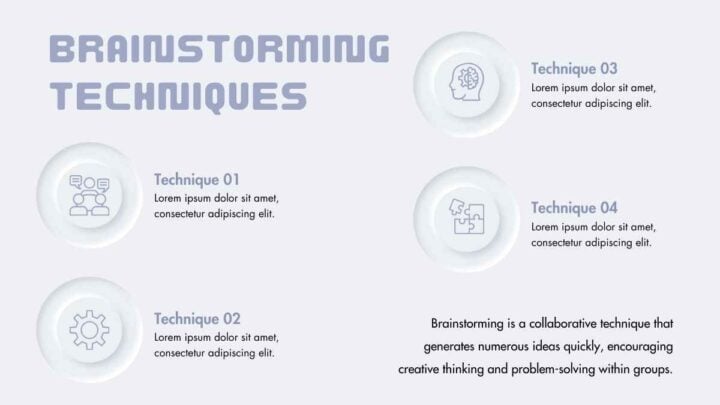 Modern 3D Brainstorm . Free Presentation Template — SlidesCarnival