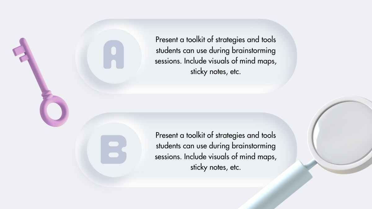 Modern 3D Brainstorm Presentation - slide 8