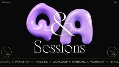 Modern 3D Handling Q&A Session Workshop