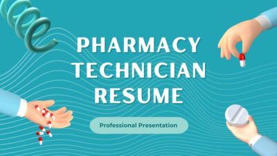 Modern 3D Pharmacy Technician Resume