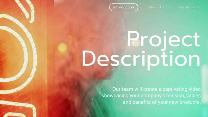 Modern 3D Video Production Proposal. Free PPT & Google Slides Template ...