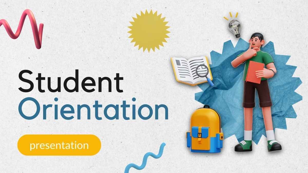 Modern 3d Student Orientation - slide 1