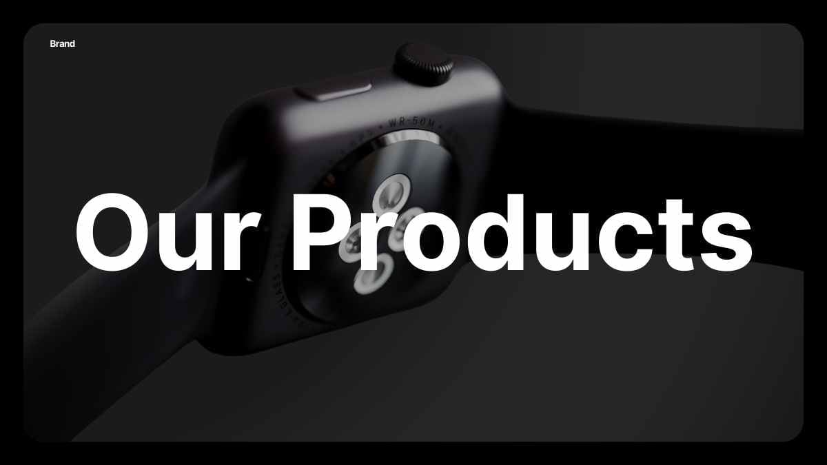 モダンなApple Watch風の背景スライド ✨ - slide 13