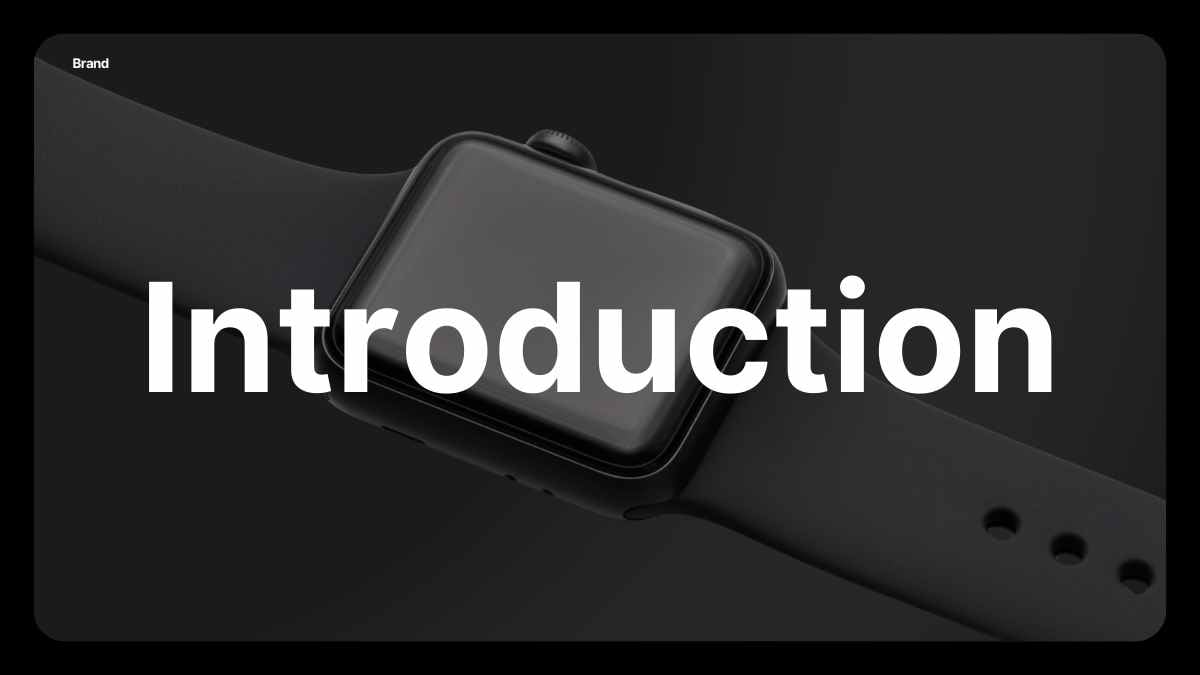 モダンなApple Watch風の背景スライド ✨ - slide 3