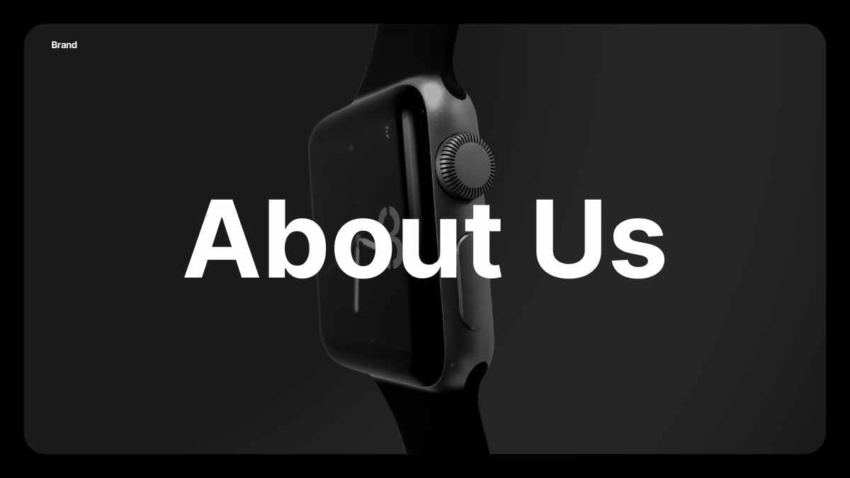 モダンなApple Watch風の背景スライド ✨ - slide 7