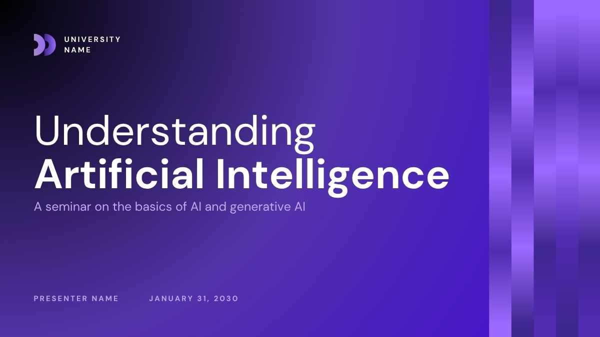 Modern Artificial Intelligence Seminar Slides - slide 1