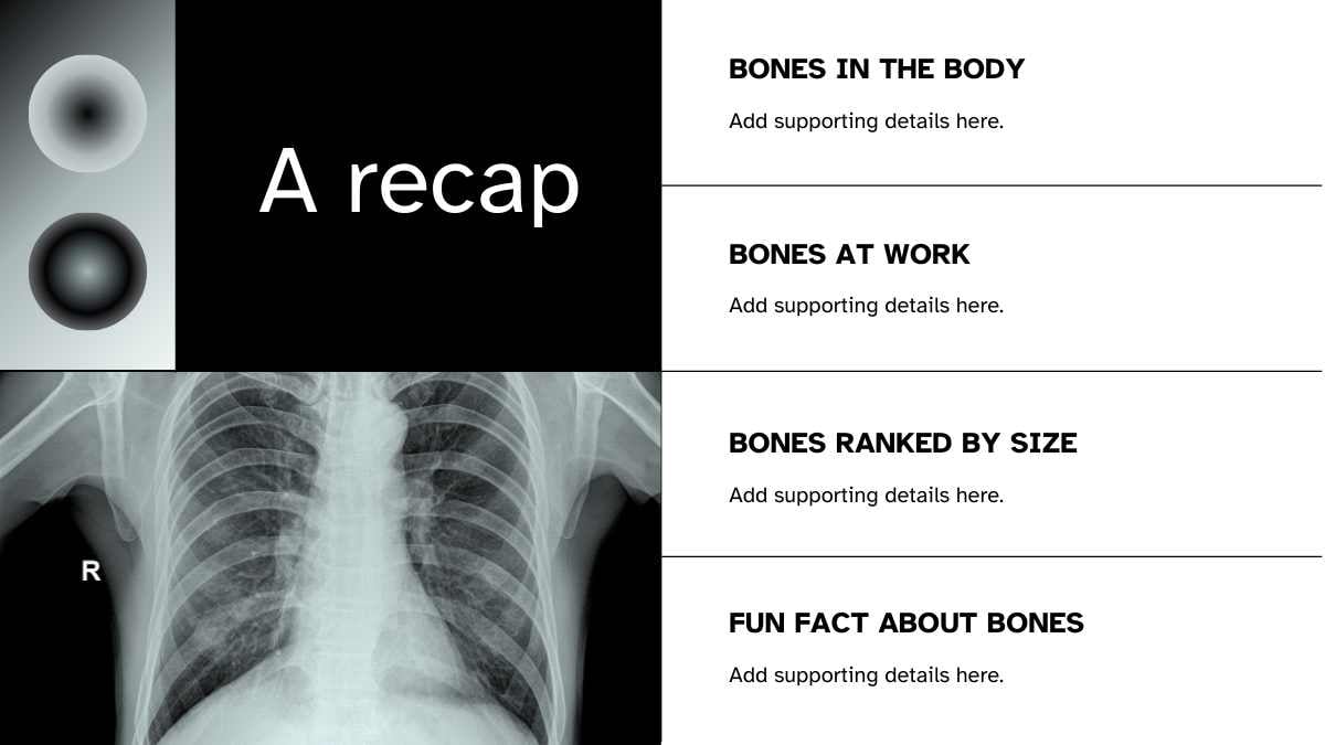 Modern Bone Background Slides - slide 8