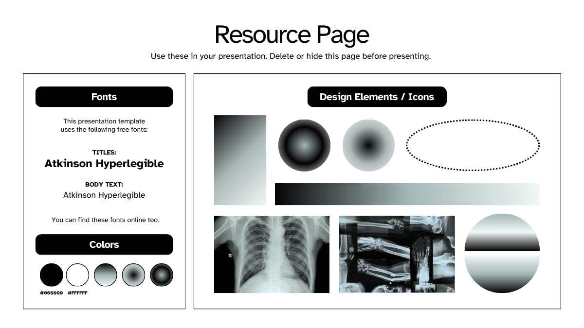 Modern Bone Background Slides - slide 9