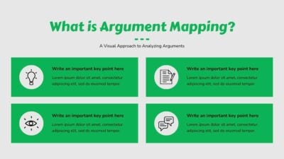 Critical Thinking Argument Map Infographic. Free Slides Template ...