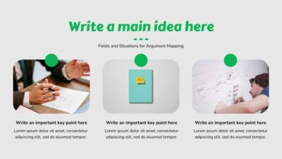 Critical Thinking Argument Map Infographic. Free Slides Template ...