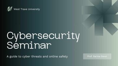 Modern Cyber Security Seminar Slides 1