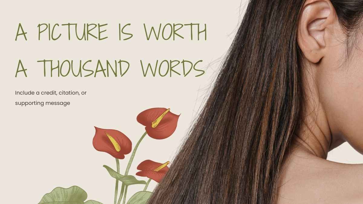 Modern Floral Hair Care Products Catalog Slides - slide 10