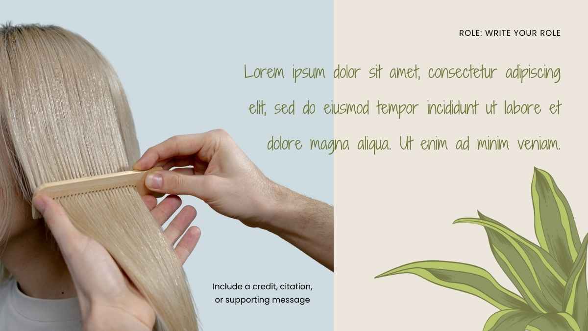 Modern Floral Hair Care Products Catalog Slides - slide 8