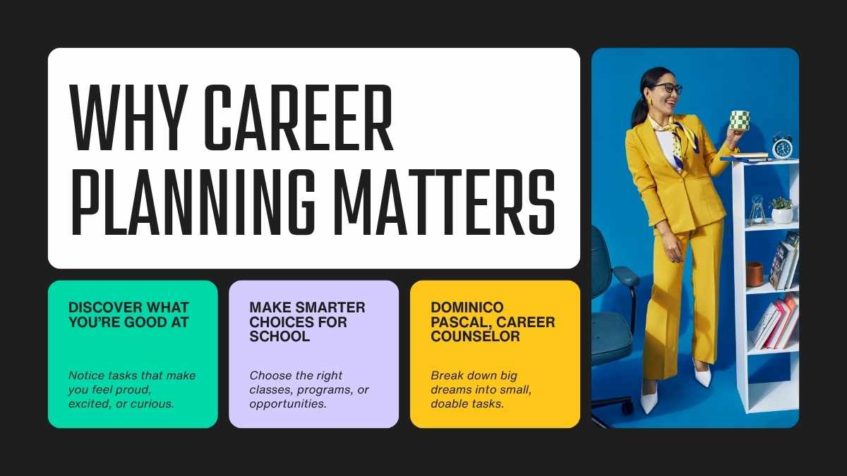 Modern Geometric Career Guidance Seminar - slide 5