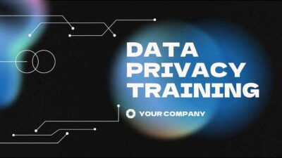 Slides Carnival Google Slides and PowerPoint Template Modern Gradient Data Privacy Training 2