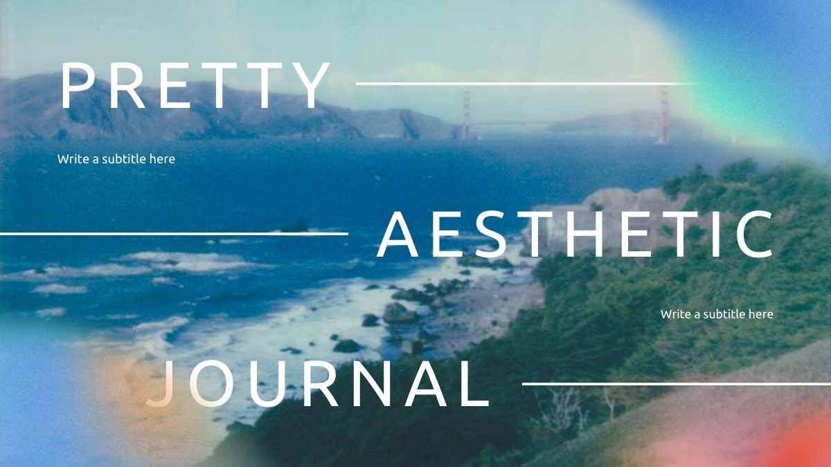 Pretty Aesthetic Journal - diapositiva 0