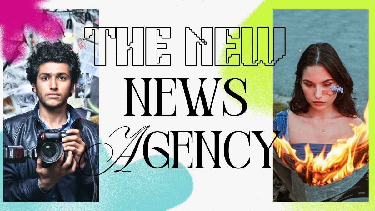 Modern Gradient News Agency - slide 0