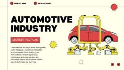 Modern Illustrated Automotive Industry Marketing Plan