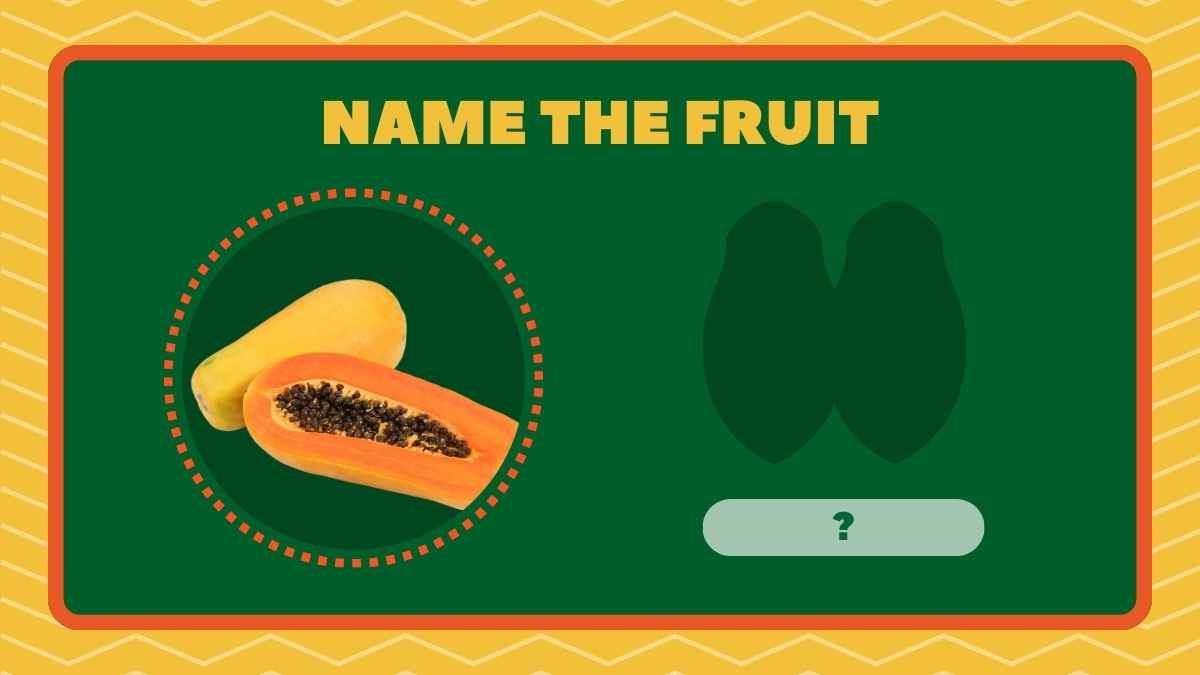 Flashcards de frutas modernas ilustradas - slide 10